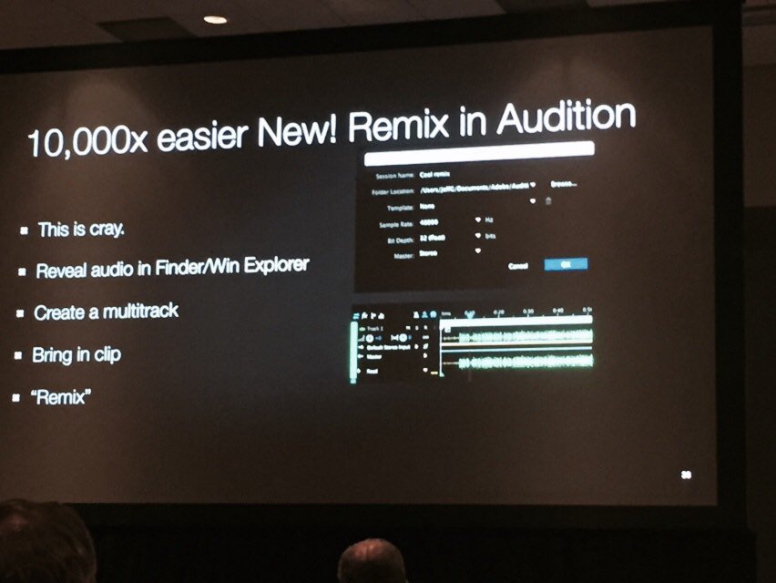 stefanlatoure's tweet image. Now to #AdobeAudition and #remix with @filmgeek #districtcreate #GVExpo