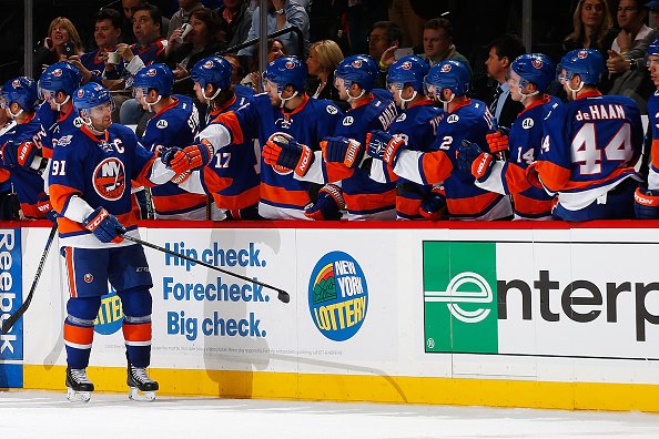 NYIslanders's tweet photo. #Isles top the Rangers 2-1 in a SO at Barclays Center!!! What a game!!!  #YesYesYes #OnToTheNextOne https://t.co/pO5j4dWzGI
