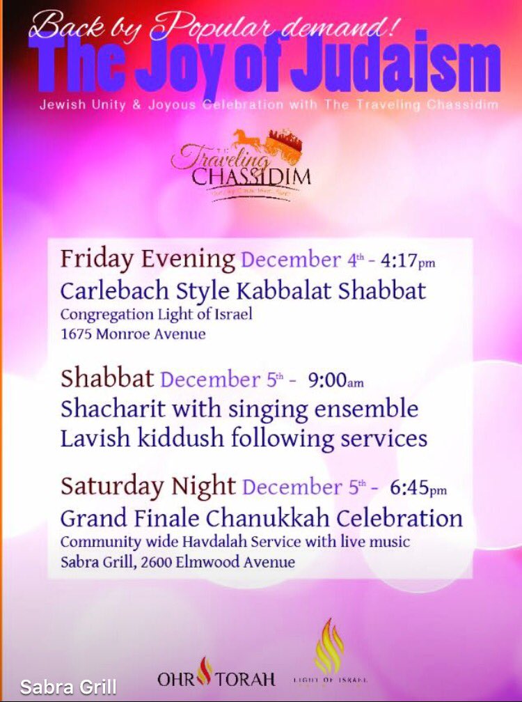 sabragrillroc's tweet photo. Don't forget to RSVP to these great events coming up with Sabra Grill!!! https://t.co/l7yvYvyfev