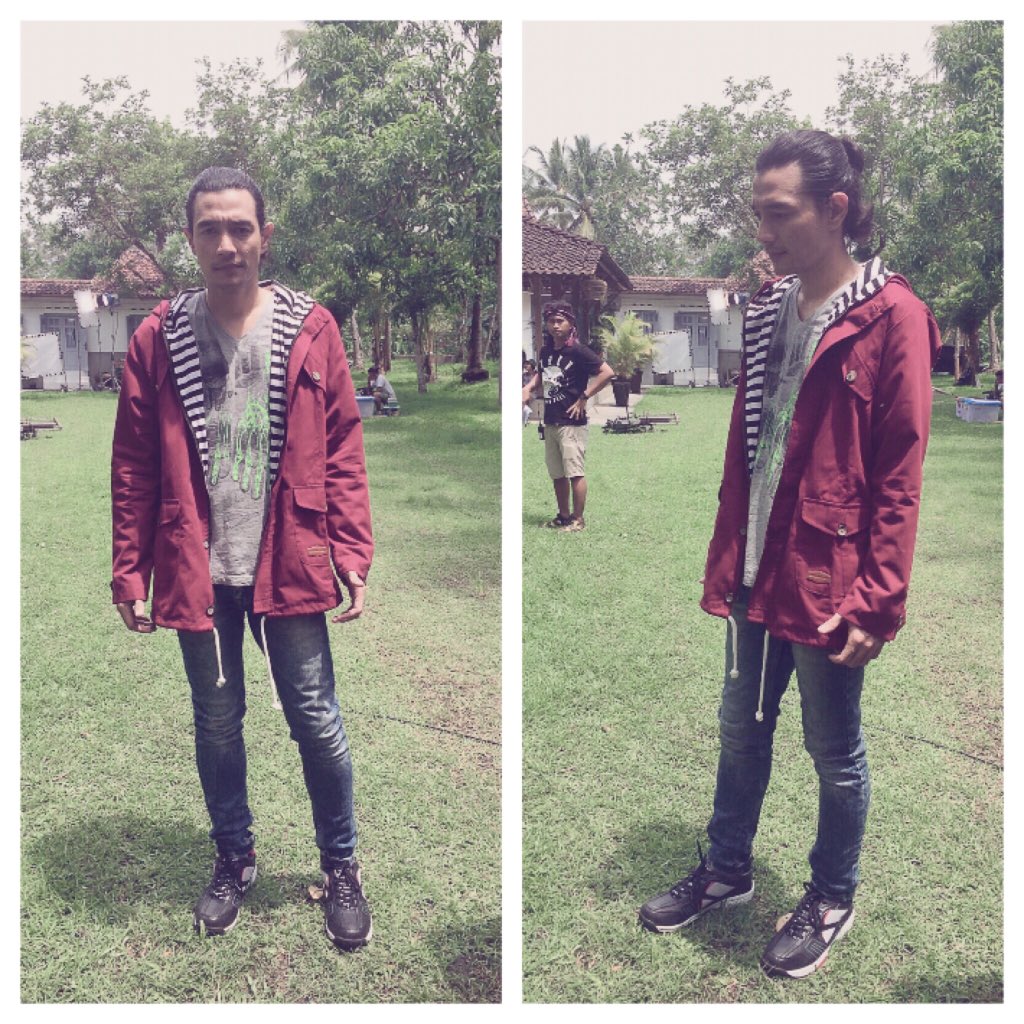 Dani <a href="/edoborne/">Edo Borne</a> wearing <a href="/DesleShoes/">Desle Shoes</a> for "6 Lawan 6" a film by Fajar Nugros <a href="/DhaniekRatna/">Pradani Ratna</a>
