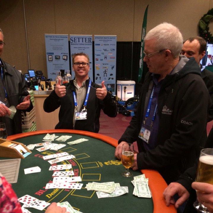 AgriTrend's tweet photo. #winning at #FFE15  who doesn't like winning?! Too bad it's Monopoly money, eh? @plowboyrick https://t.co/mk176wW95N