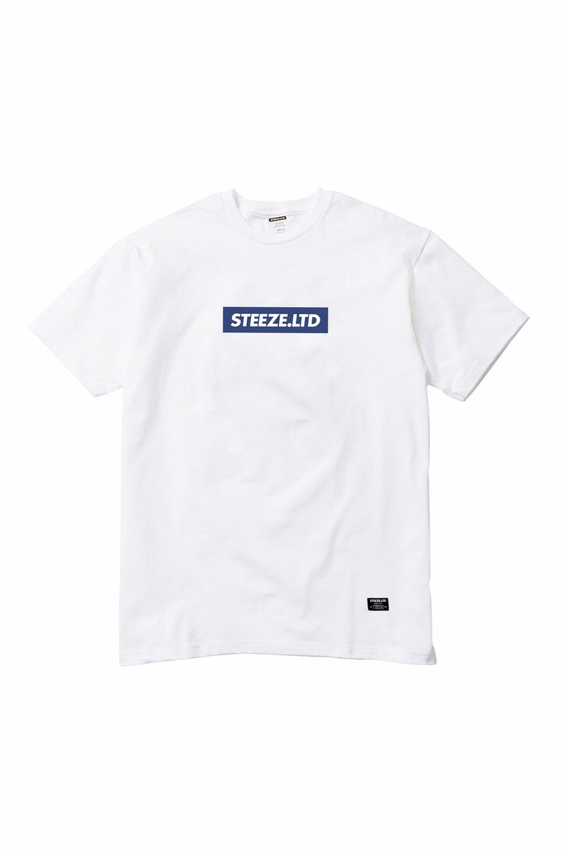 AUTHENTIC LOGO BOX T-SHIRT WHITE - size range S/M/L/XL - 180K - +6281390885080 (Text/WhatsApp) - Line STEEZELTD