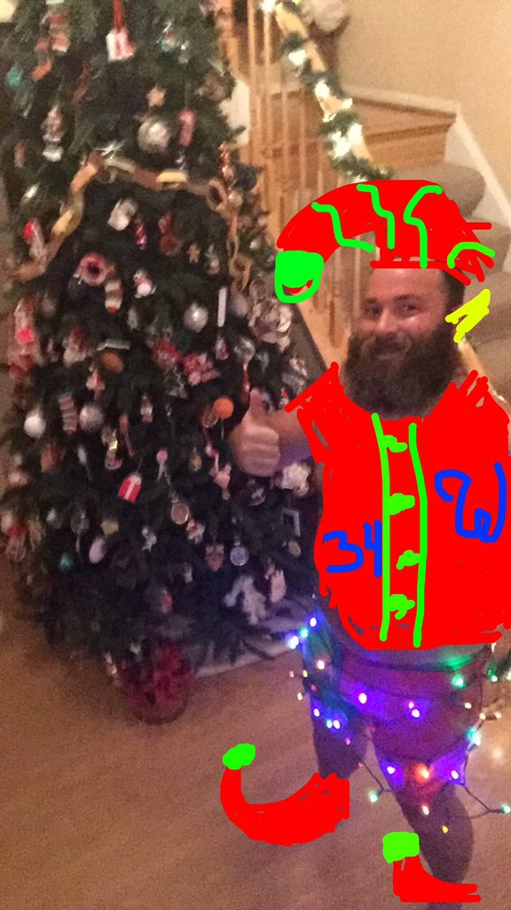 BeardedNatitude's tweet photo. Lighting it up for #WinterFest @Nationals #ElvesOfWinterfest https://t.co/NtHW46g9gg