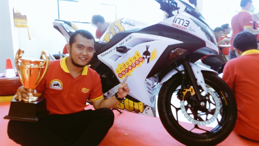 Rievee07's tweet photo. Prepare EVERYTHING TO OVERTAKE ANYTHING...bismillah @IndosatOoredoo #speedupandwin https://t.co/kgpv6fHAFa