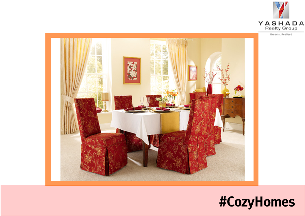 YashadaRealty's tweet photo. Cosy your dining room up for winter by covering your chairs with simple slipcovers. https://t.co/prHBb1UQiC