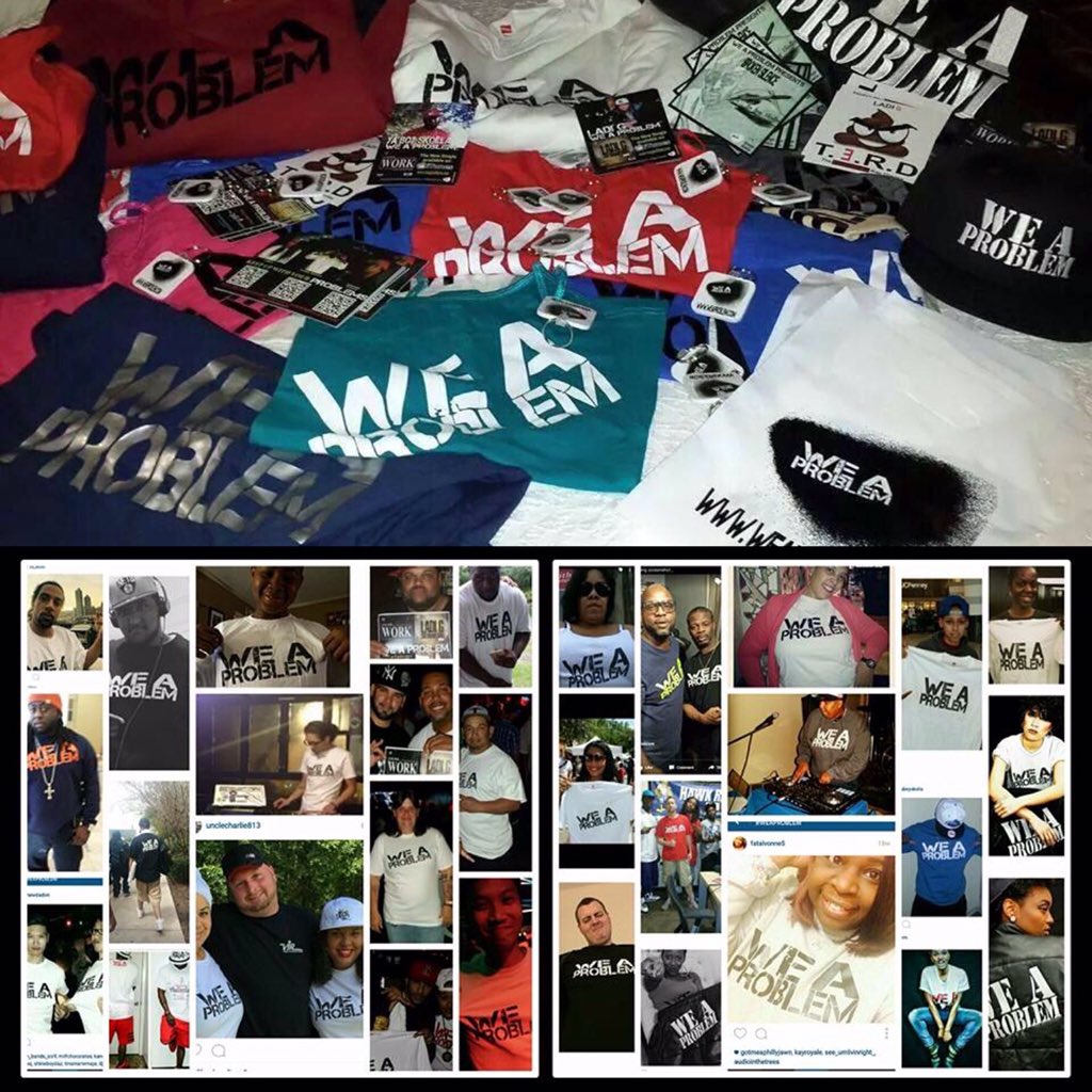 problemgear's tweet photo. We out here we shining..... #Weaproblem #problemgear get yours now https://t.co/y8WSopYB8E https://t.co/uhS7THoP7B