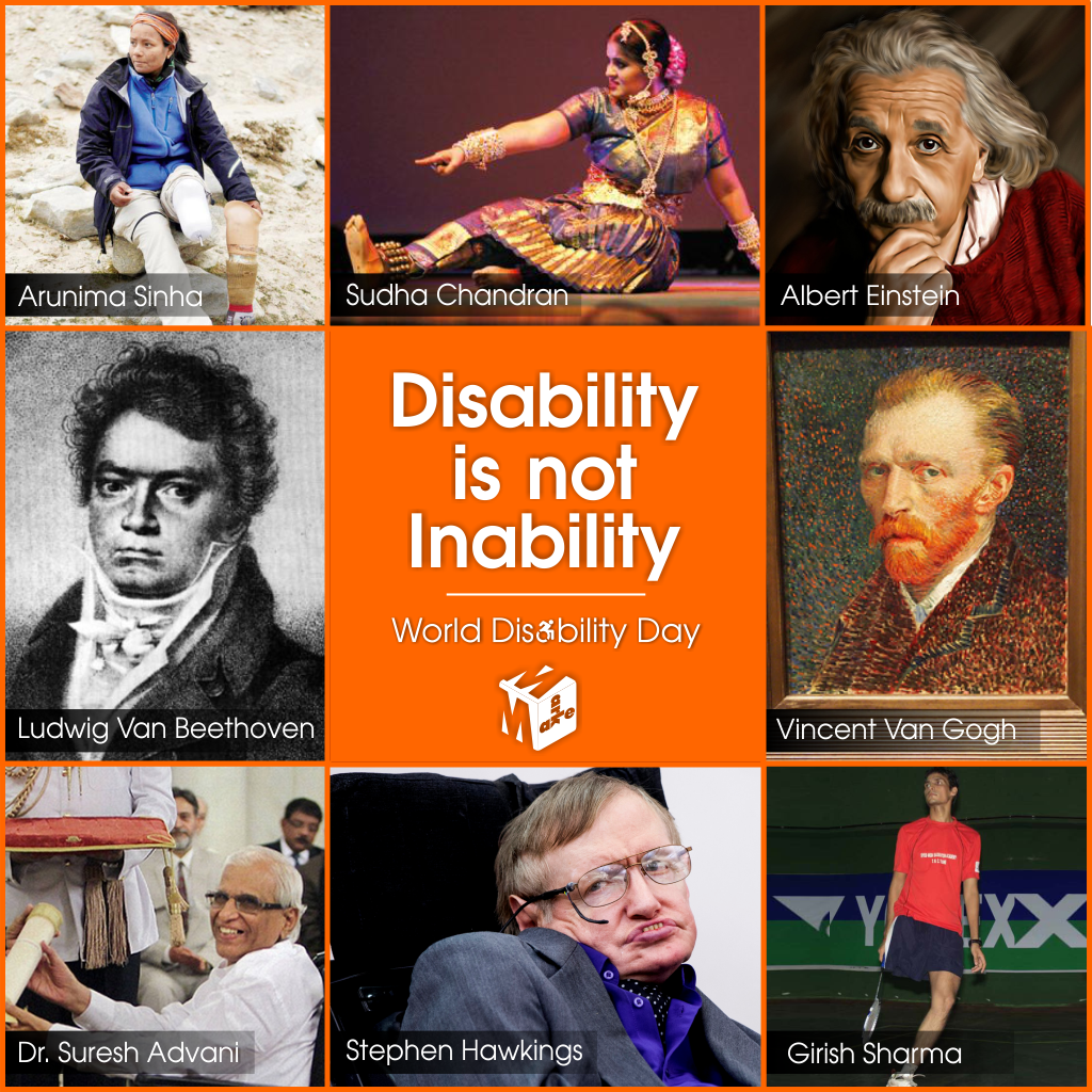 MarkAndMake's tweet photo. What distinguishes us from one another are our dreams & what we do to make them come true.
#disabiltyisnotinability https://t.co/ECfXACCgsV