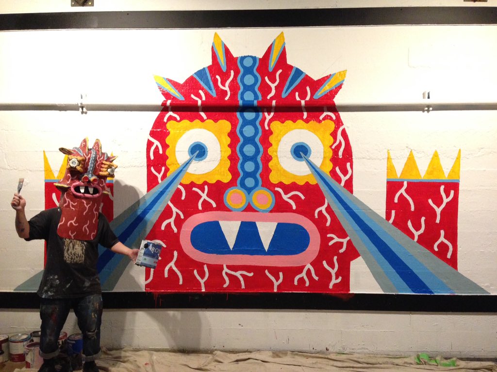 ArtbyAlexChiu's tweet photo. Mr Skuttleworth mural. Goldsmith Building Ephemeral Gallery #mrskuttlesworth #portland #pdx #mural #ephemeralgallery https://t.co/Ltcmzb0hhK