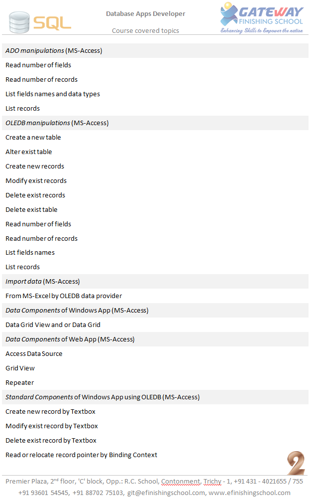 gitcourses's tweet image. .NET Software (Database Apps Developer) Course glossary from GIT
(Page 2 / 2)