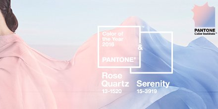 We are proud to announce the Pantone #ColoroftheYear for 2016 is #RoseQuartz & #Serenity! bit.ly/1IFlCFU