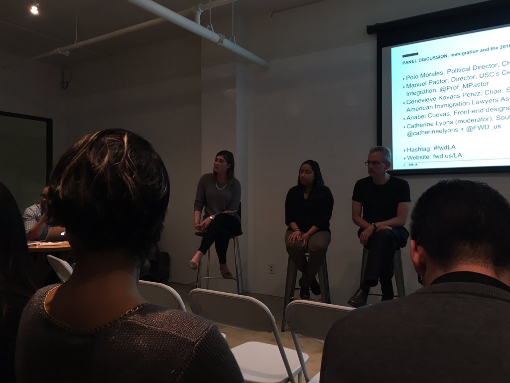 femfoodienoir's tweet photo. Wonderful, engaging,& powerful panel discussion led by @FWD_us & @NetImpactLA @GA #fwdla https://t.co/YdEHzJsgc5