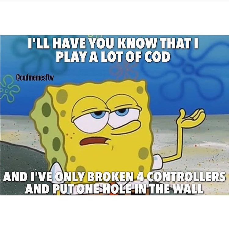 spongebob_cult's tweet photo. True lol that call of duty get you in a different mood lol 😂😂😐 #PS4 #BO3 #SpongeBob #lol #DifferentPic #NOTXBOX #J… https://t.co/7G7SZjRsxv