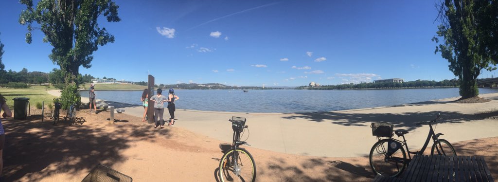 kirstwh's tweet photo. Great afternoon for a bike ride in Canberra #ASIACT15 https://t.co/vOlS2zzcgZ