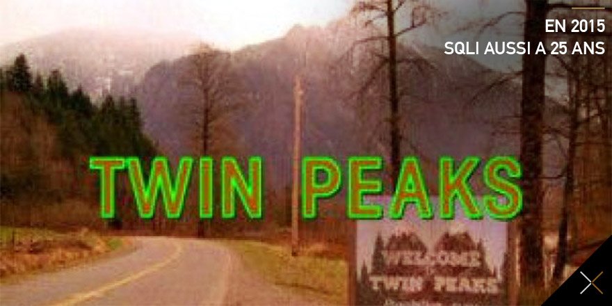 SQLI_FR's tweet photo. Il y a 25 ans, #TwinPeaks, série TV développée par @DAVID_LYNCH était diffusée pour la 1ère fois #SQLI25 https://t.co/kqiCpPxOoD