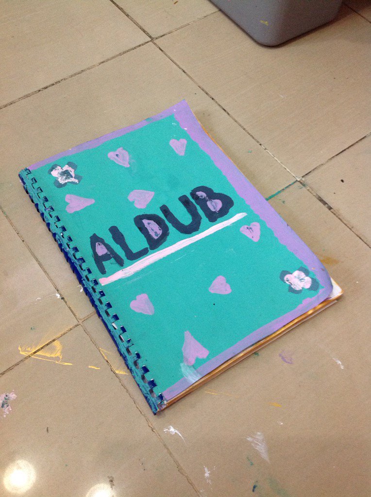 aldubbbbbrocks's tweet photo. DIY maiden and aldub notebooks....@mainedcm @aldenrichards02 @EatBulaga #ALDUB20thWeeksary https://t.co/1KzRiWmi9J