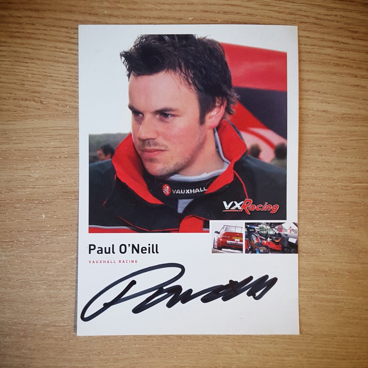 FrontSeatPhil's tweet photo. Clearing out some old BTCC stuff and found @PaulONeill29 lurking. #tbt #ThrowbackThursday #2003 https://t.co/dBTBQSSHeA