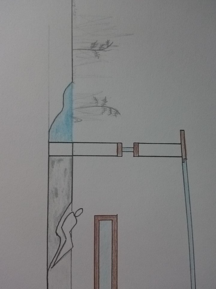 ChainDesigns's tweet image. Section drawing @1:50 scale #design #drawing #section