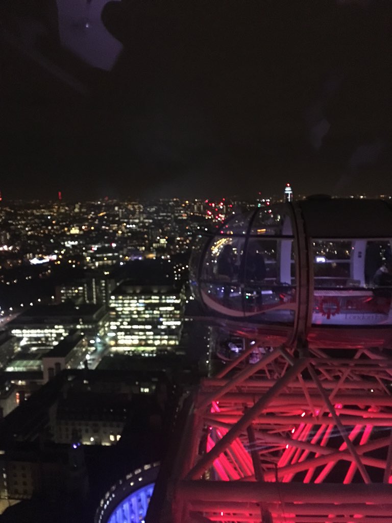 CountyhallLDN's tweet photo. @southbanklondon @LondonEyeEvents Xmas fever last night in the cocktail capsule for SBMG networking event #london https://t.co/ZtM8zVvo8y