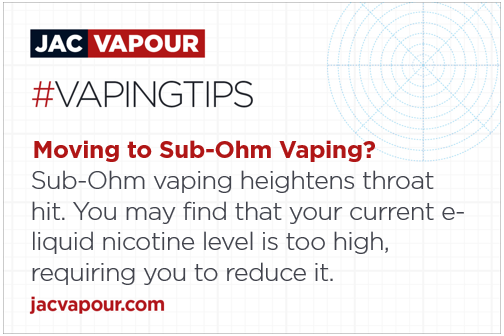 Jacvapour's tweet photo. New subohm #vapers take note: https://t.co/1Prwp0FZAZ #advancedvaping #vapeon #vapelife https://t.co/J5PhEIR0Ew