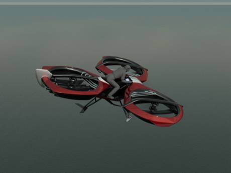 EvePresenter's tweet photo. #UAE will get a human #Tricopter #Flike the new way to ride ur bike in the skies. Available next year for 735000AED https://t.co/7iJyEJYs4I