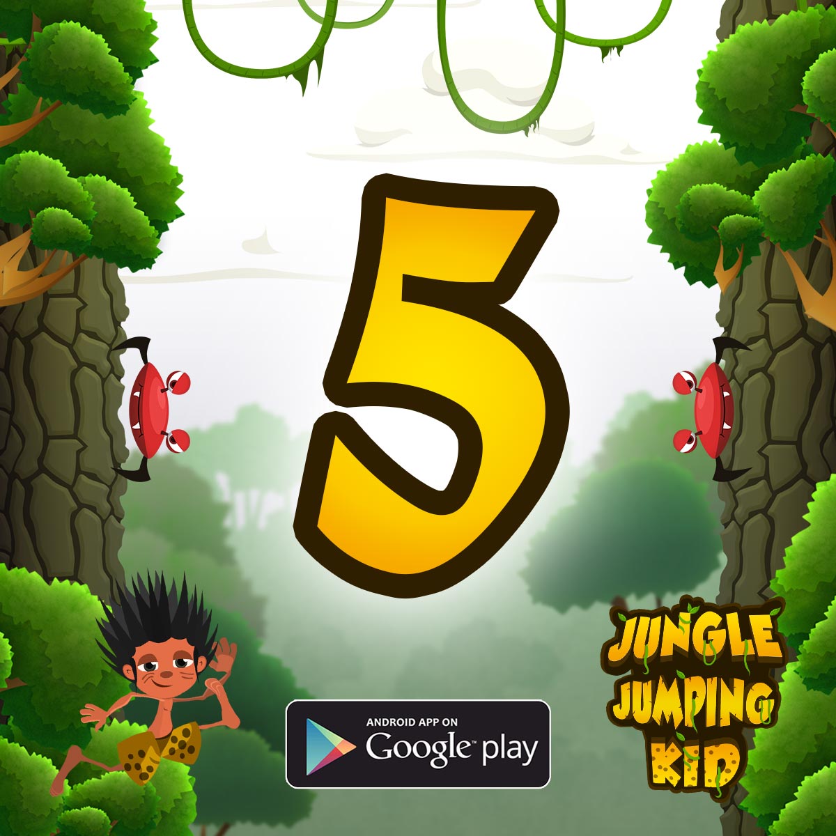 JJKgame's tweet photo. How far can you go?
5 days to #JungleJumpingKid in 🇫🇮 Finland, 🇸🇪 Sweden and in 🇩🇪 Germany!
#mobilegame #androidgame https://t.co/CRijrLRzB3