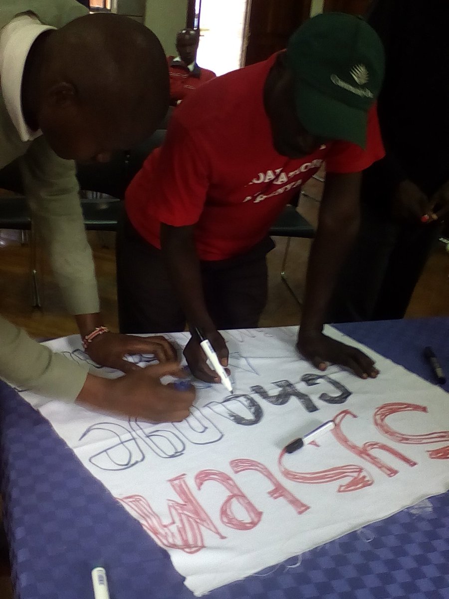 cidioti's tweet photo. Setting up for #ClimateMarchKE @UKatiba @Musachekai @FlozyA @Dowllar @nanodo2001 @KimanziN #COP21 @rachaelmwiks #IOT https://t.co/kNx7PQf1wx