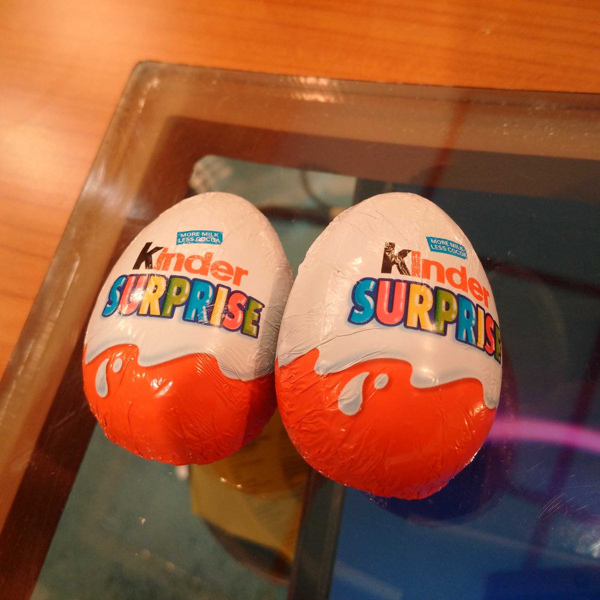 piersmorgan's tweet photo. These are banned in America. 
Chocolate eggs. 
Guns are fine though. 
@GMB #kindersurprise https://t.co/98kJk5svUP