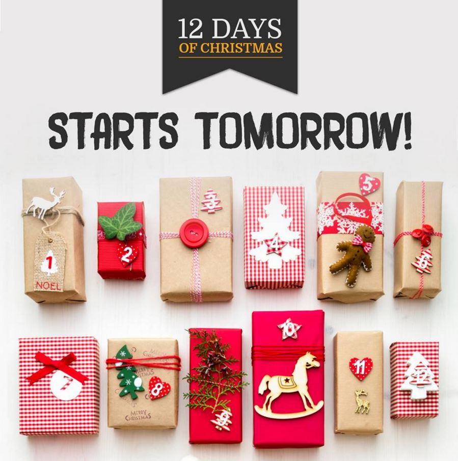 12 Days of Christmas starts tomorrow (for us anyway!) Keep an eye out for how you can win some fab foodie prizes