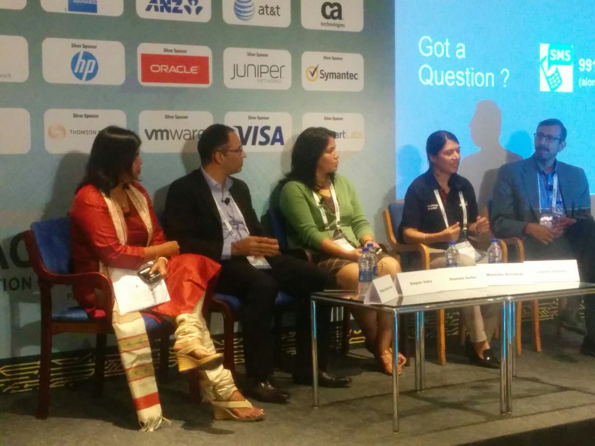 sanvohra's tweet photo. On #Consumerism & #Tech. #Workforce talent, expectations 4 #collaboration #HighTechWomen #WomeninTechnology #GHCI15 https://t.co/buTWHeCtNM