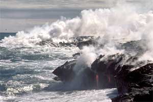 Fountains and rivers of lava continually add land to the island of Hawaii. Amazing, right?
