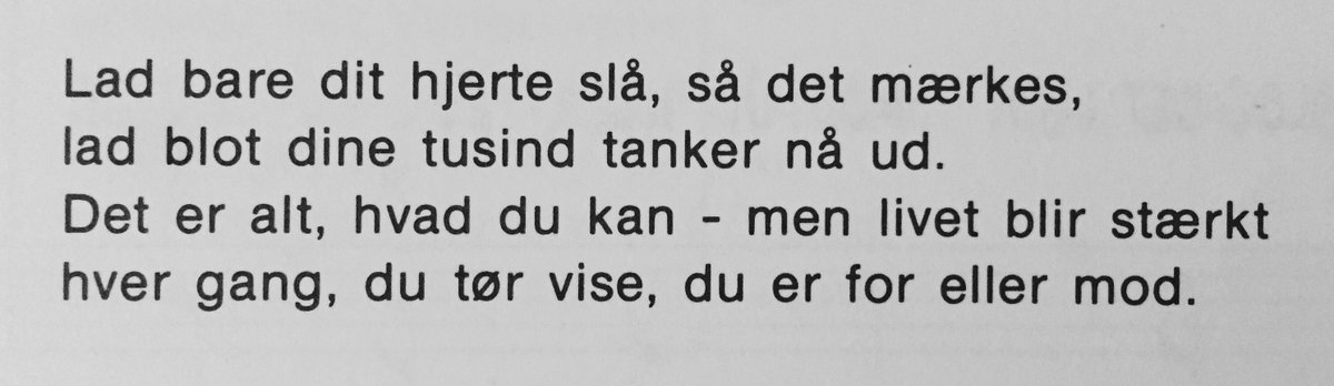 torkilfosdal's tweet photo. Dagens (op)sang er dette smukke omkvæd fra Preben Løvetoftes “Spring”  #eu2015 #dkpol https://t.co/7HWfXzCg3u