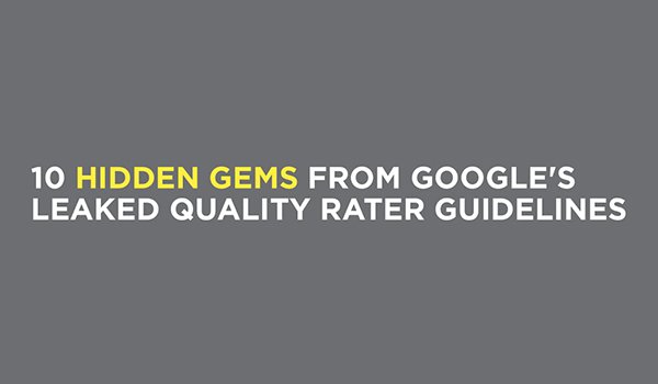 10 Hidden #SEO Gems Leaked from Google's Quality Guidelines:

goo.gl/PWEgcF

#Startup
