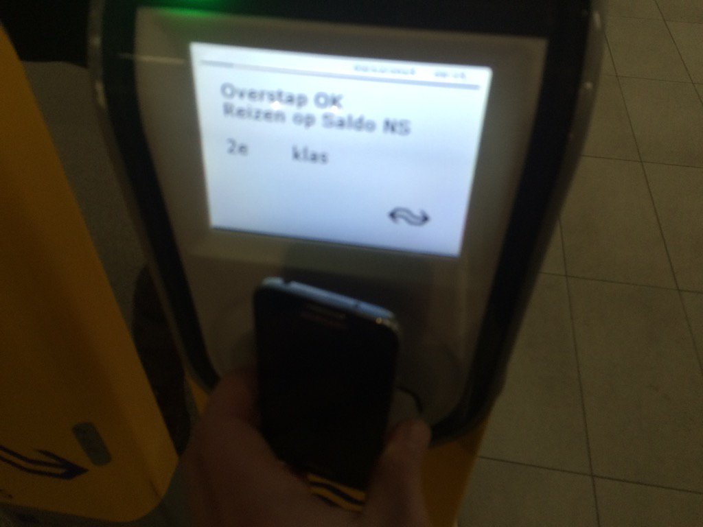 boyhendriks's tweet photo. Testing #smartov so far so good! #smartphone #smartpayment #ovbetalen 2.0 #connexxion https://t.co/hrsxAb73hn