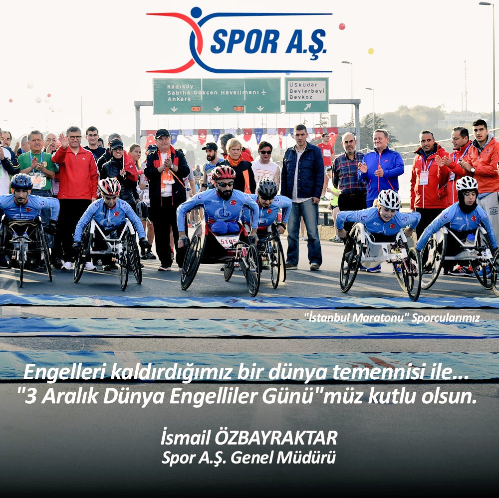 ibbsporistanbul's tweet photo. Engelleri kaldırdığımız bir dünya temennisi ile... #3Aralık #DünyaEngelilerGünü 'müz kutlu olsun.
#EngelsizSporcular https://t.co/3YtFjpbdNI