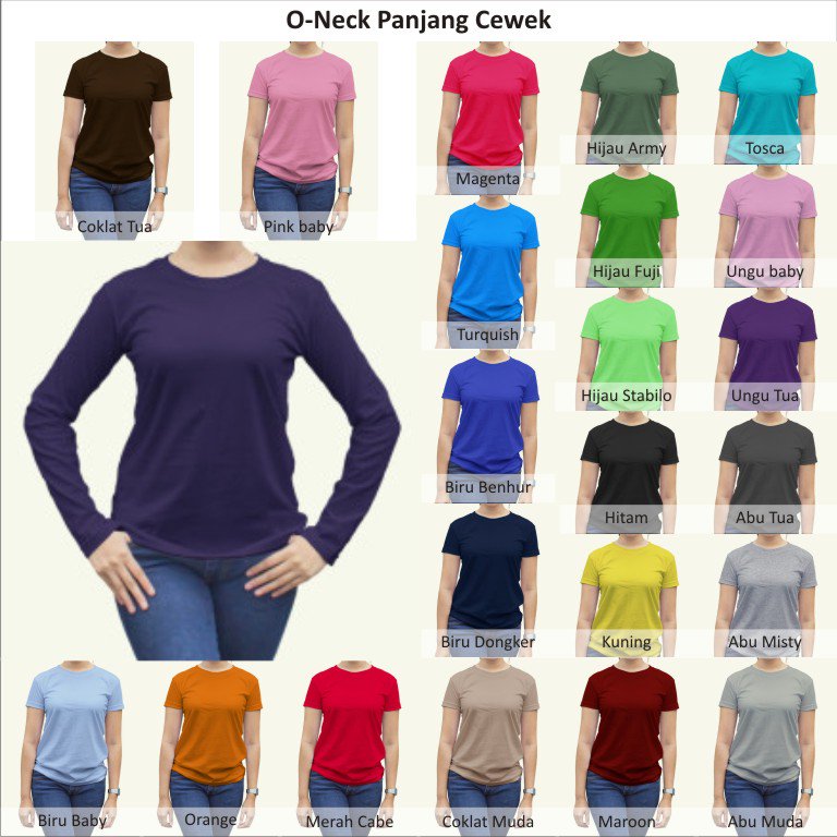 VendorID's tweet photo. o-neck shirt cewe panjang | 100% 30s cotton combed premium https://t.co/6FY7lo2FCj