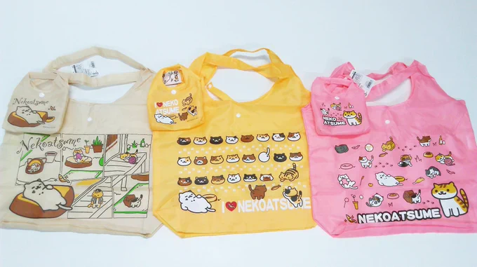 ゆるく日常使いできるねこたちの便利グッズが続々登場です。ゆらゆらグラス、エコバッグ、クリーナー付きマスコットが好評発売中です。 https://t.co/fg9nR8HhvK 