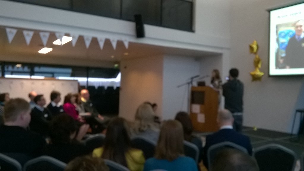 CentraIRL's tweet photo. Louise Sheehan addressing guests at #PrideofCentra awards https://t.co/AnJuD2P6ms