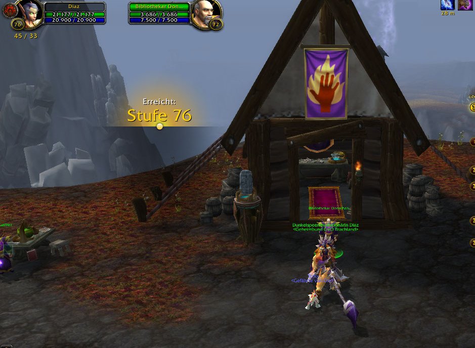WoW_Omme's tweet image. #warcraft #level76 #levelup #diaz