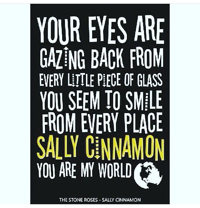 TotalStoneRoses's tweet photo. Can't wait to play this Stone Roses anthem in Bristol on Dec 18th @exchangebristol #sallycinnamon #stonerosesparty https://t.co/WhZSdaUf0S
