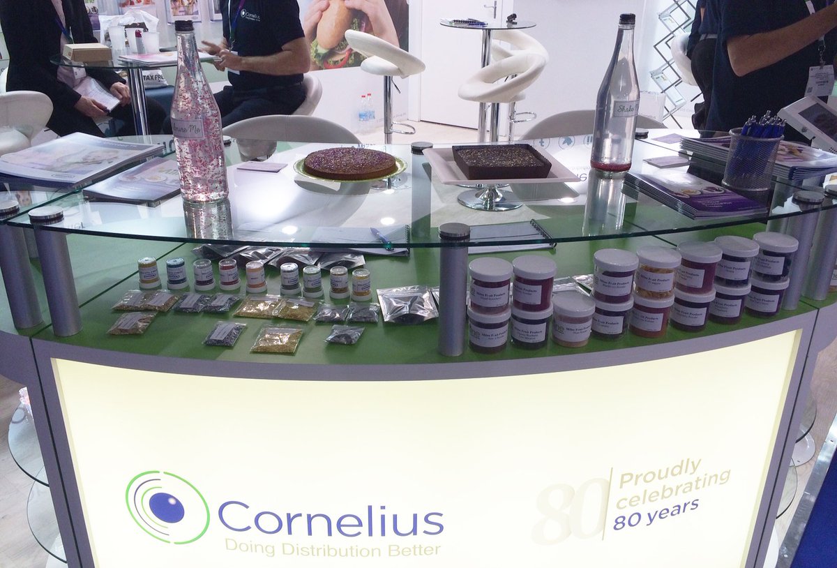 CorneliusGroup's tweet photo. The @CorneliusFood team representing @GanedenBC30, @watsonnews, #sluys, #healthcaps & #milne at #FiEurope stand 7G44 https://t.co/WvZDnq9iPc
