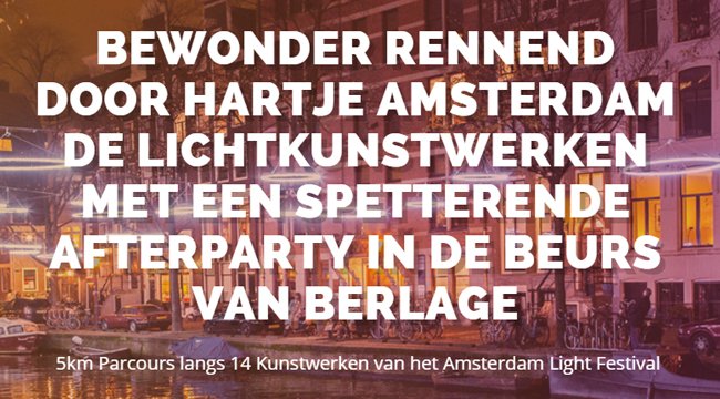 BeursVanBerlage's tweet image. Eerste editie van #AmsterdamLightRun schrijf je snel in: bit.ly/1XB3Y2f