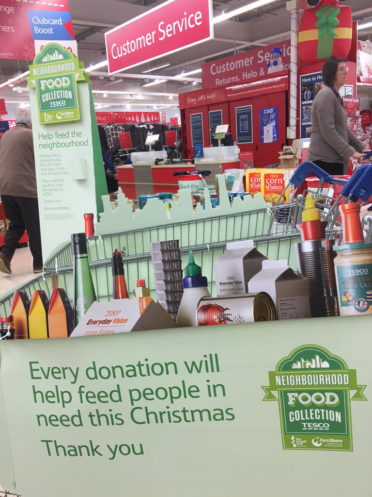 We're starting our Neighbourhood Food collection today, please donate when you're in store #EveryCanHelps @team3235