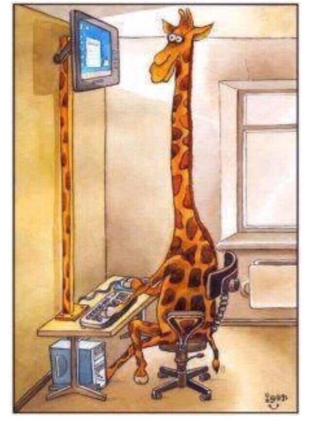 Kidsbackcare's tweet photo. Keeping the computer screen at eye level takes the stain away!#ergonomics #backcare #KB4TF https://t.co/sOcEn9xC4j