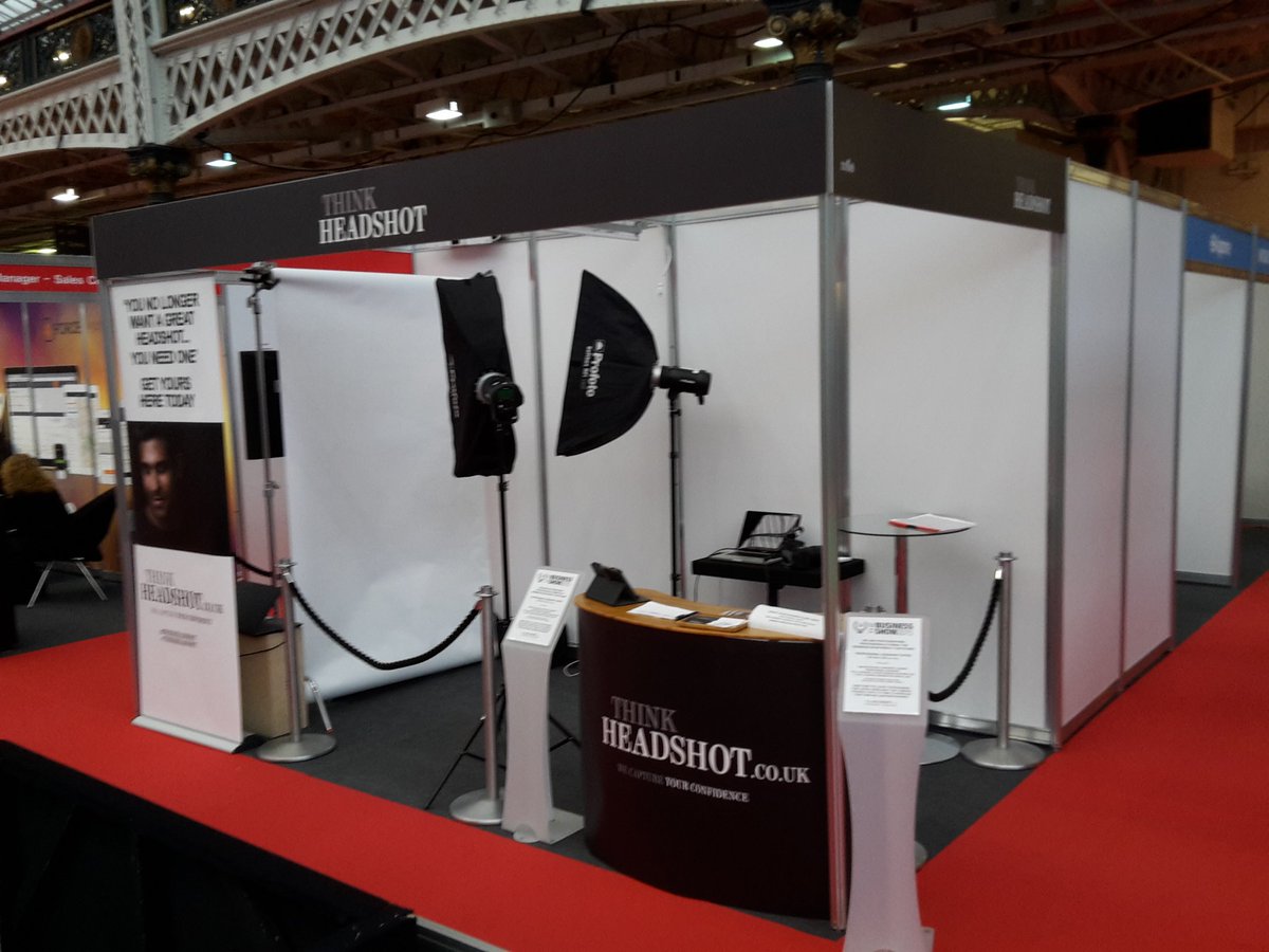 ThinkHeadshot's tweet photo. It's @TheBusinessShow time!  DOORS OPEN. Visit us stand 1160 #TBS2015 @VirginStartUp @bluedog_events @kdisplay_uk https://t.co/Q0Zf12FsTX