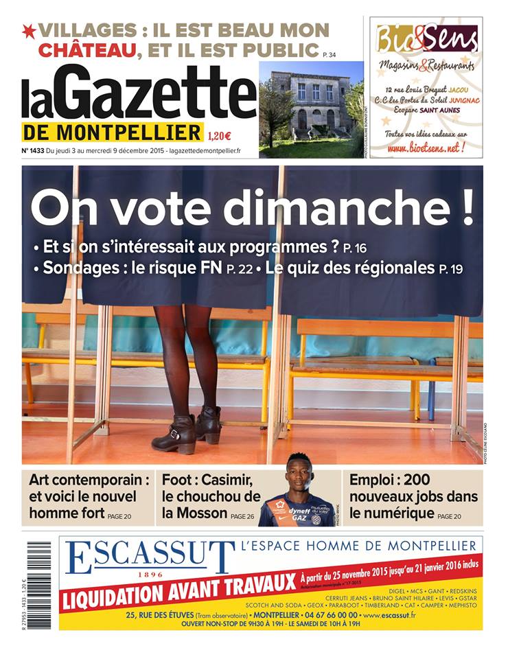 Le nouveau numéro de @Gazette2Montpel est dans les kiosques!