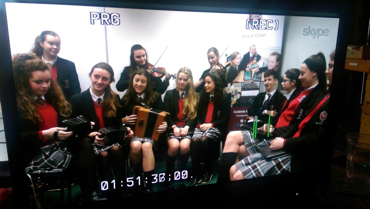 In the presence of Irish music champions with this class in Ireland! amazing! #skypeathon #msftedu <a href="/gar_callan/">Gareth Callan</a>