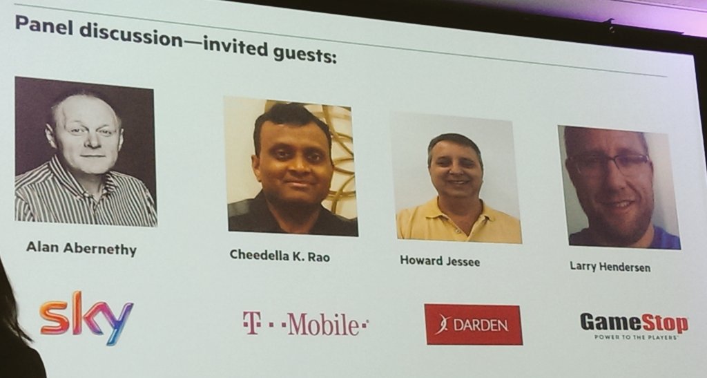 appperfeng's tweet image. #HPDiscover @SkyUK @darden @TMobile @GameStop #WebPerf #DevTest Panel @HPE_Software @HPE_ALM #newHPE