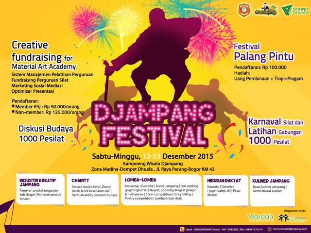 wardisahra's tweet photo. Silaturahim terbuka : untuk 1000 Pesilat, monggo joint with us. @Dompet_Dhuafa @PencakSilat_INA @PesilatMuda_ID https://t.co/DU7n4PjQo9
