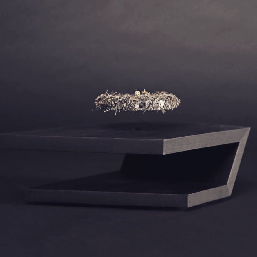 concepticolas's tweet image. #art #quentincarnaille #apesanteur #levitation #magnetic #hypnotizing #floating #levitating #sculpture #ticolas