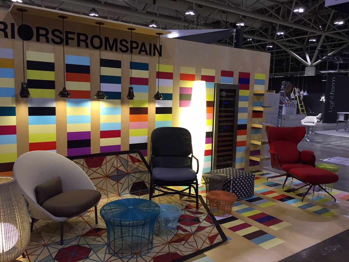 Expormim's tweet photo. Stand 5534 #InteriorsfromSpain at @IIDEX with @gandiablasco @bdbarcelona @Fagor @ffuuss @BOVERUSA. Just for today! https://t.co/TuGZaO1uny